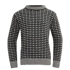 Devold Original Islender Wool Sweater Anthracite/Offwhite
