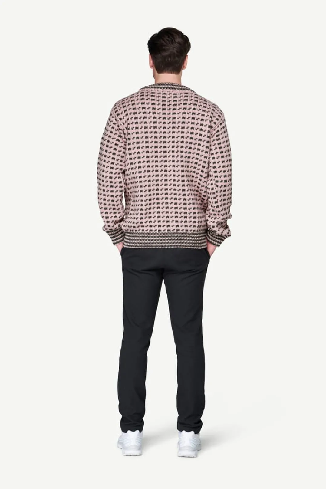 Devold Original Islender Wool Sweater Chalk Pink/Anthracite