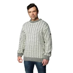 Devold Original Islender Wool Sweater Offwhite/Anthracite