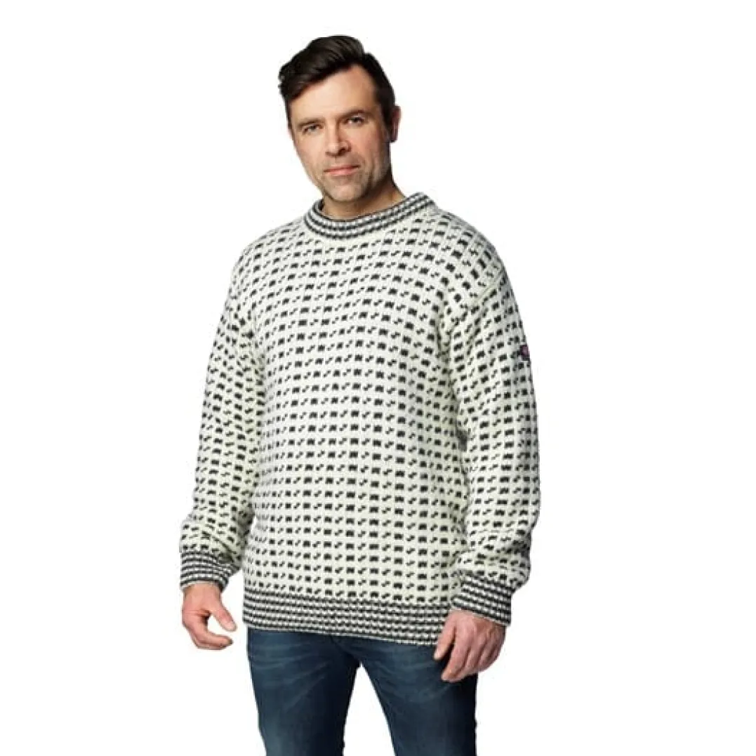 Devold Original Islender Wool Sweater Offwhite/Anthracite