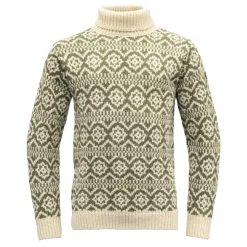 Devold Unisex Hoddevik Wool High Neck Off White