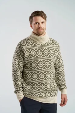 Devold Unisex Hoddevik Wool High Neck Off White