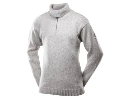 Devold Unisex Nansen Sweater Zip Neck Grey Melange