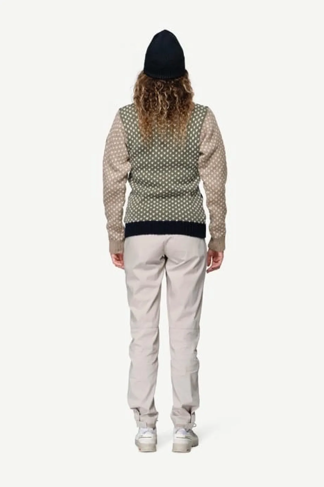 Devold Unisex Nordsjø Wool Sweater Navy/stone/olive