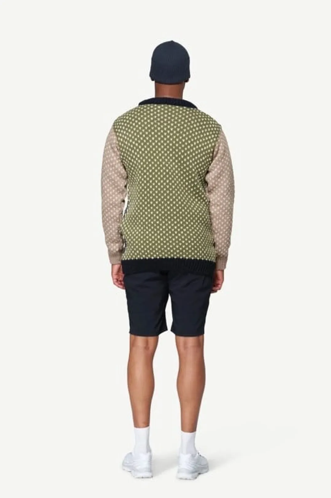 Devold Unisex Nordsjø Wool Sweater Navy/stone/olive