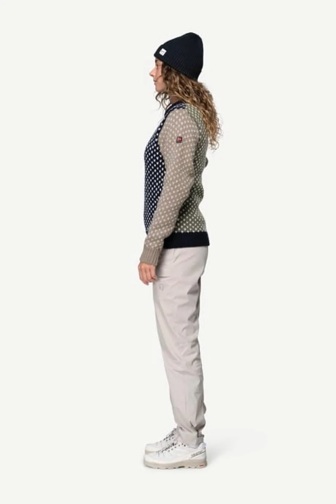 Devold Unisex Nordsjø Wool Sweater Navy/stone/olive