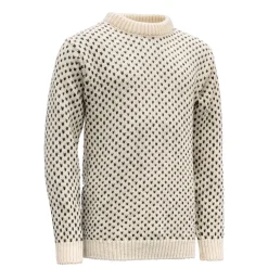 Devold Unisex Nordsjø Wool Sweater Offwhite