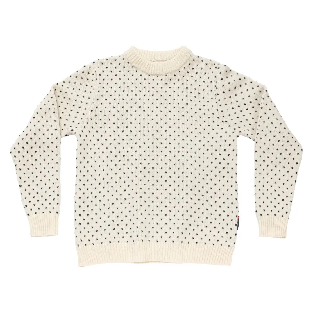 Devold Unisex Sørisen Wool Sweater Raw White