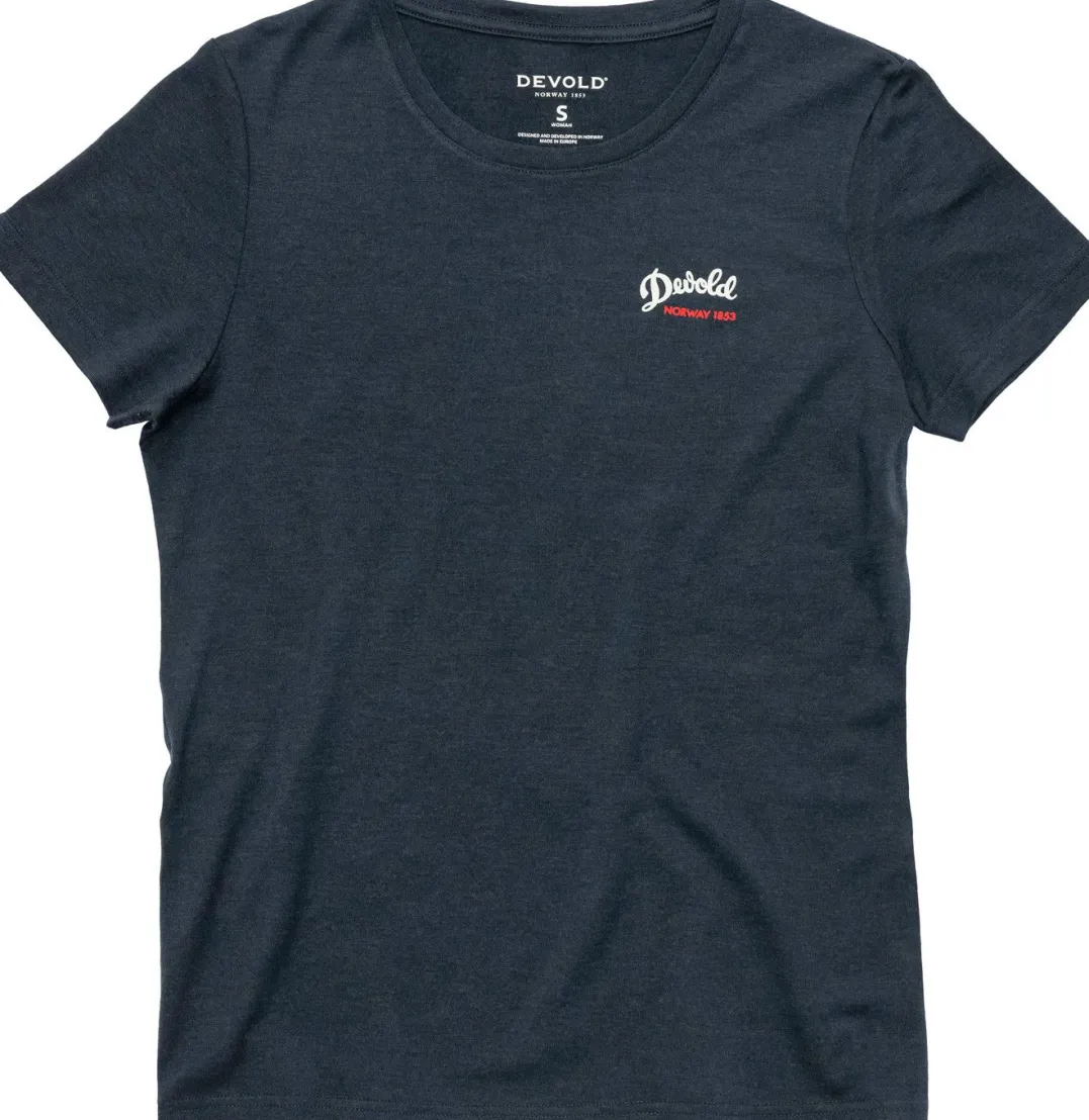 Devold Women's Classic Script Tee Ink
