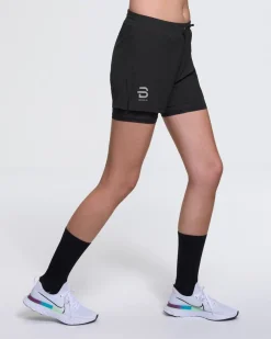Dæhlie Shorts Run 2 In 1 Wmn Black