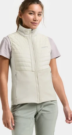 Didriksons Annema Wns Vest Shell White