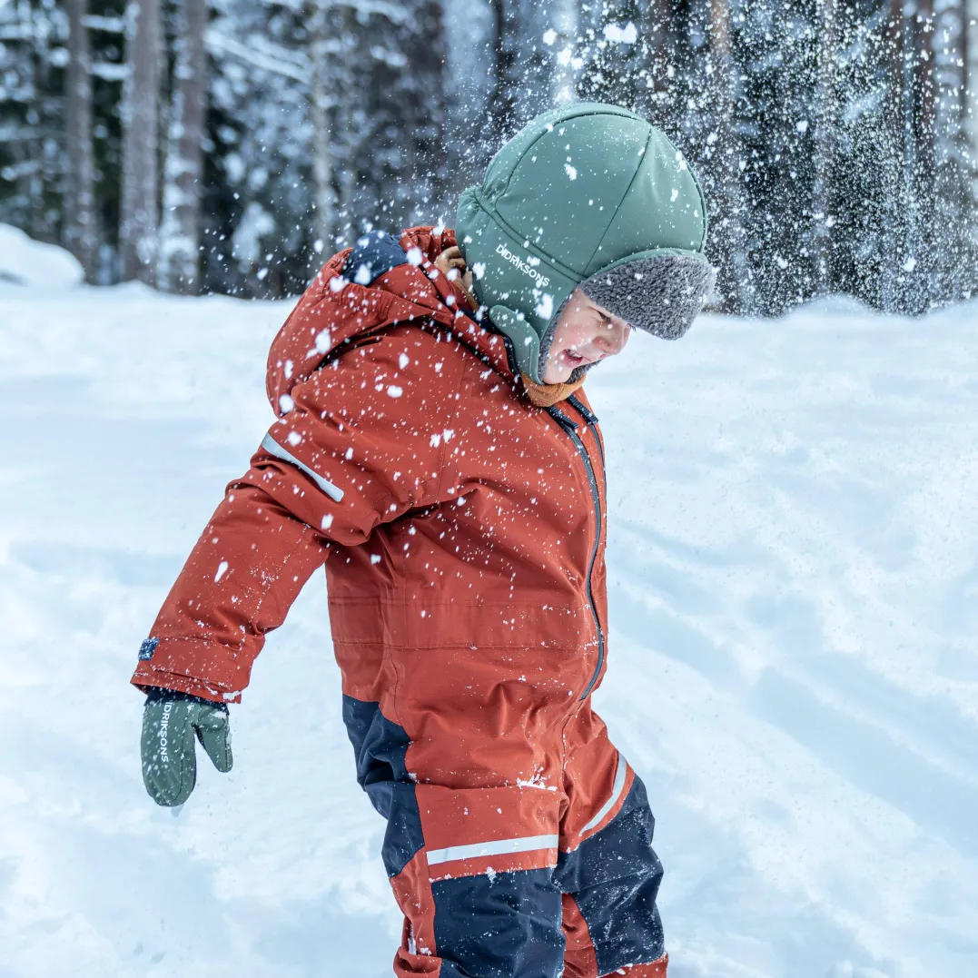 Didriksons Kids' Biggles Cap Dark Moss