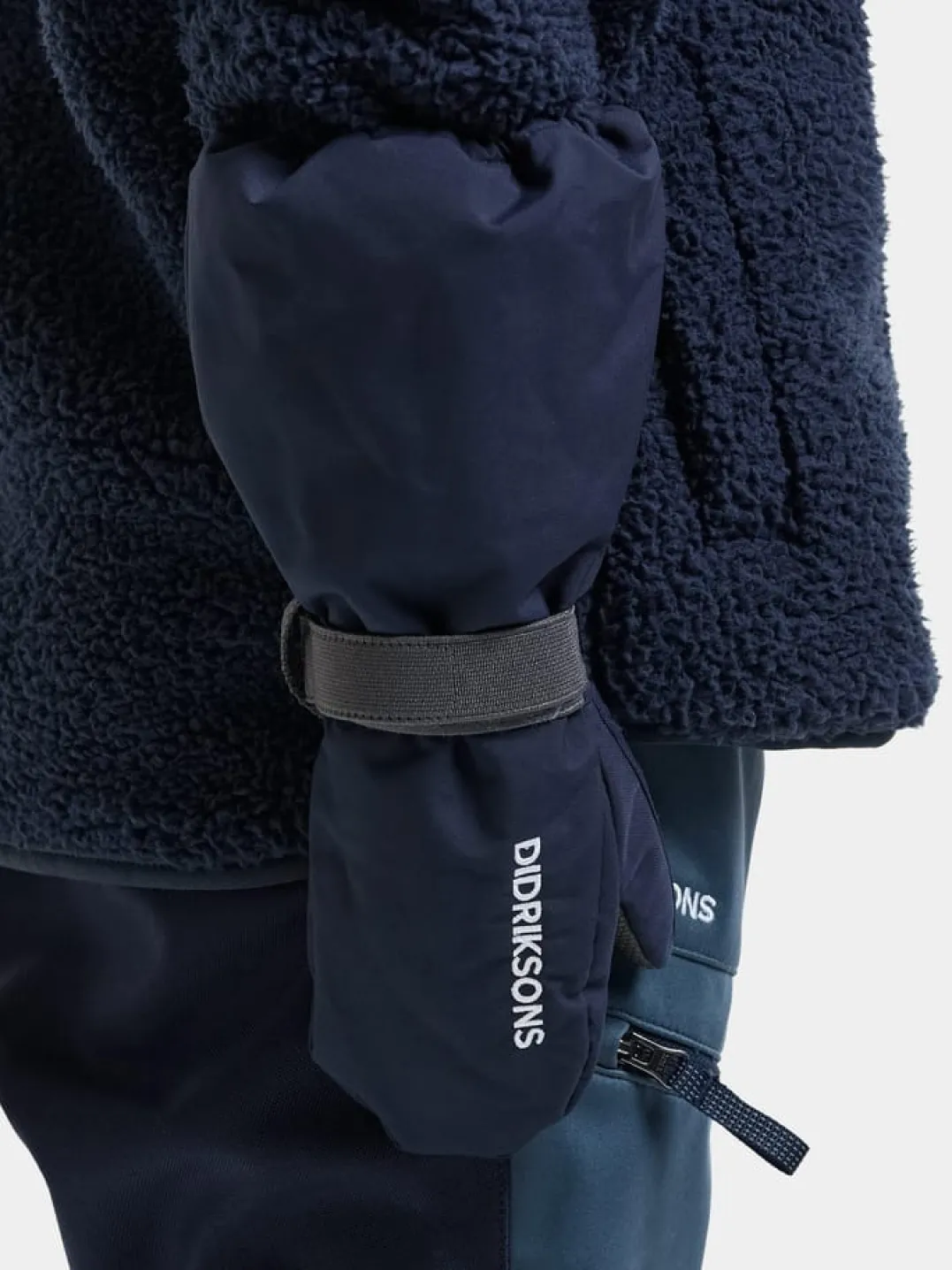Didriksons Kids' Biggles Mittens Navy