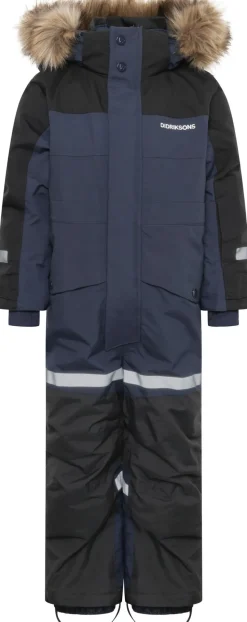 Didriksons Kids' Bjärven Coverall 4 Navy