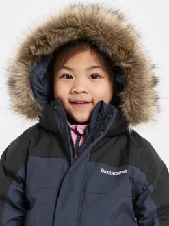 Didriksons Kids' Bjärven Coverall 4 Navy