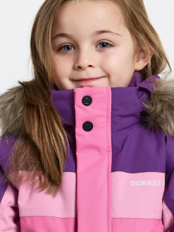 Didriksons Kids' Bjärven Coverall 4 Sweet Pink