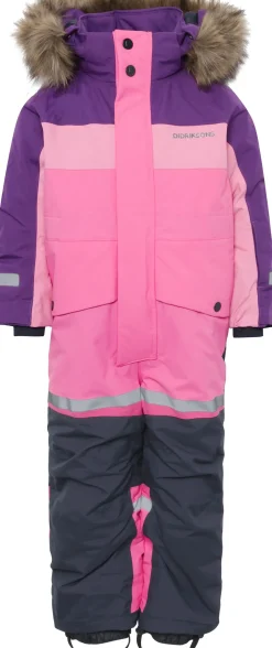 Didriksons Kids' Bjärven Coverall 4 Sweet Pink