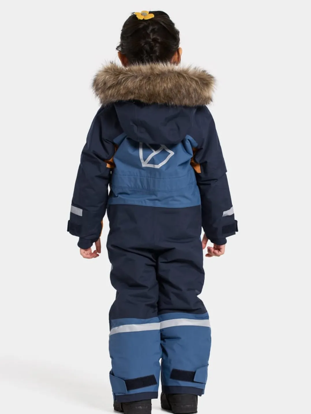 Didriksons Kids' Bjärven Coverall 4 Galaxy Blue