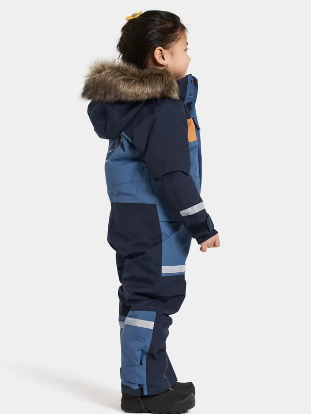 Didriksons Kids' Bjärven Coverall 4 Galaxy Blue