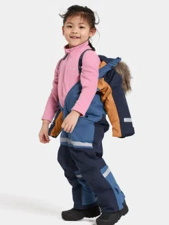 Didriksons Kids' Bjärven Coverall 4 Galaxy Blue
