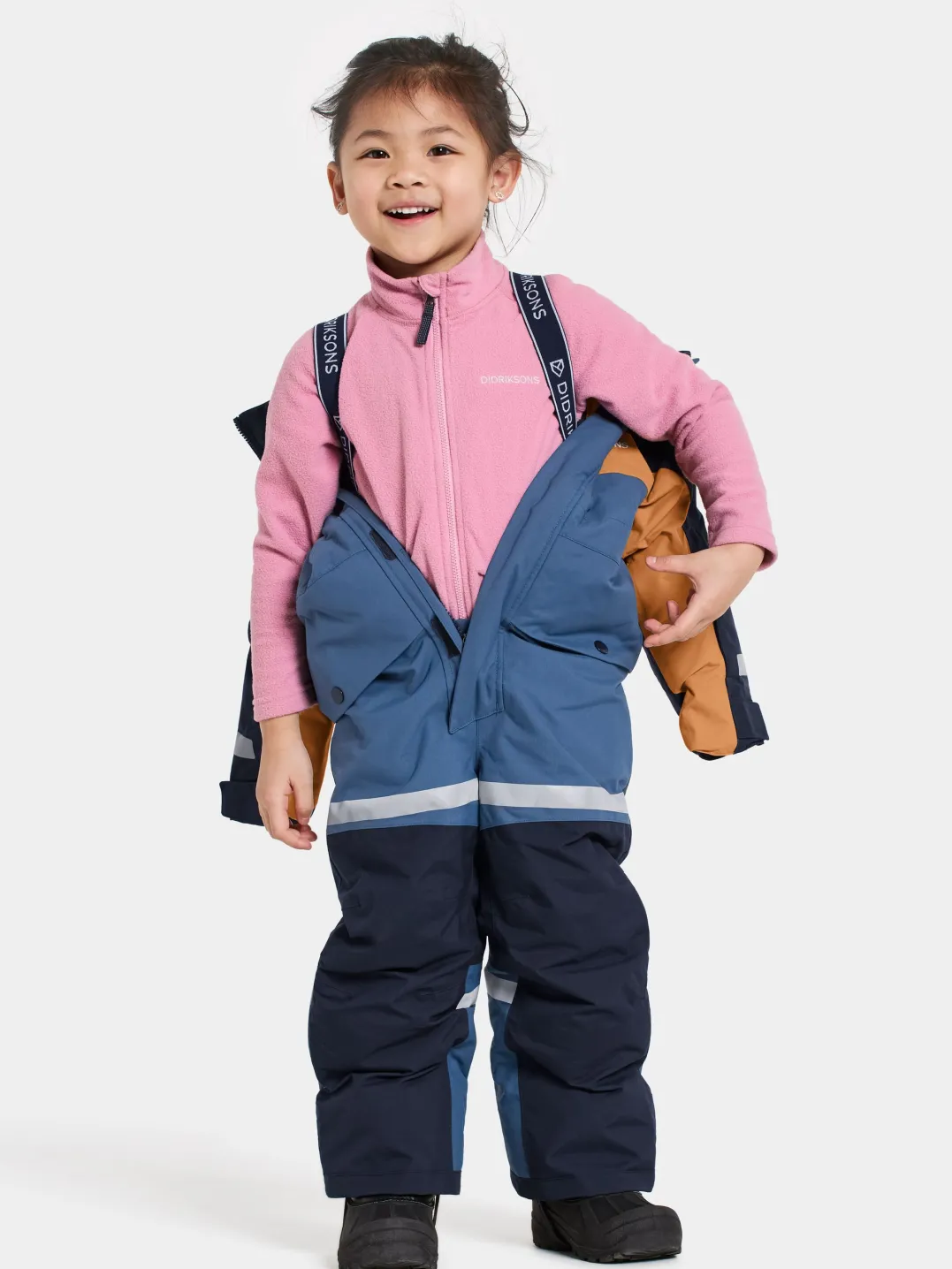 Didriksons Kids' Bjärven Coverall 4 Galaxy Blue