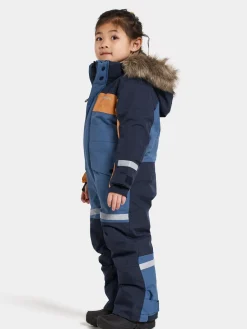 Didriksons Kids' Bjärven Coverall 4 Galaxy Blue
