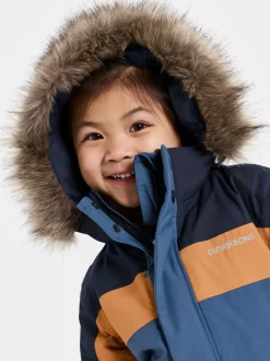 Didriksons Kids' Bjärven Coverall 4 Galaxy Blue