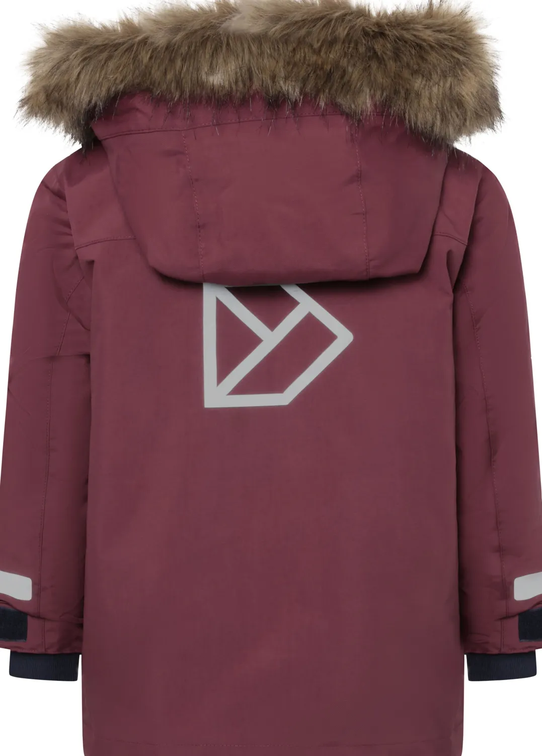 Didriksons Kids' Bjärven Parka 4 Anemon Red