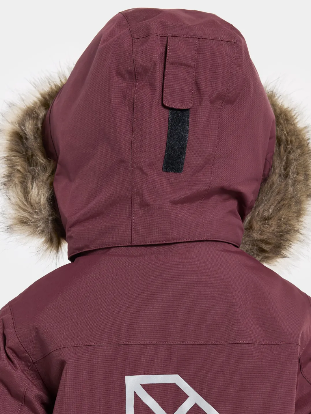 Didriksons Kids' Bjärven Parka 4 Anemon Red