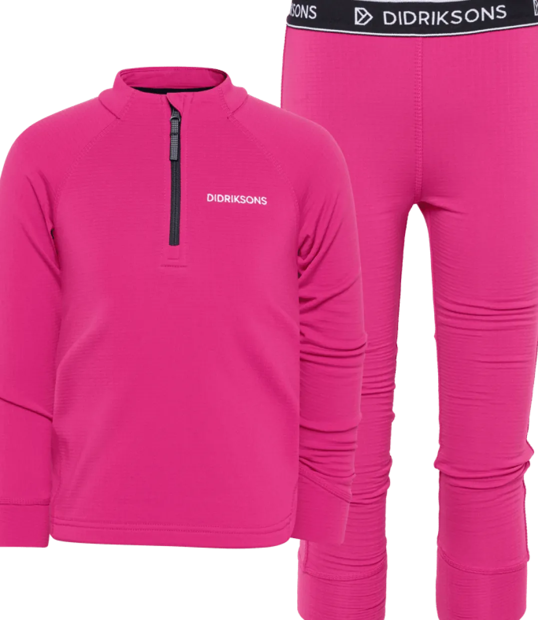 Didriksons Kids' Jadis Set 5 Cactus Pink