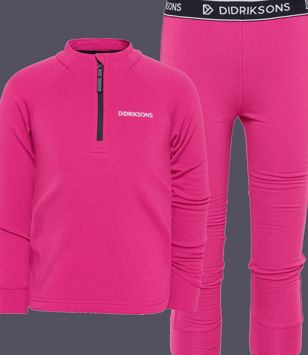 Didriksons Kids' Jadis Set 5 Cactus Pink