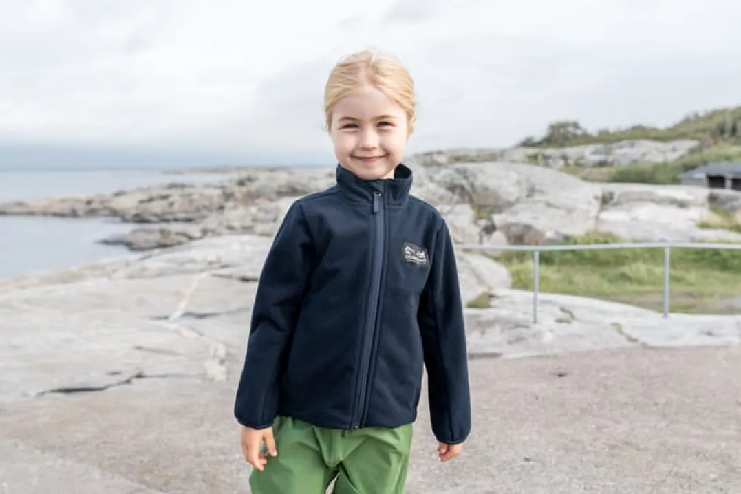Didriksons Kids' Muskot Jacket Dark Night Blue