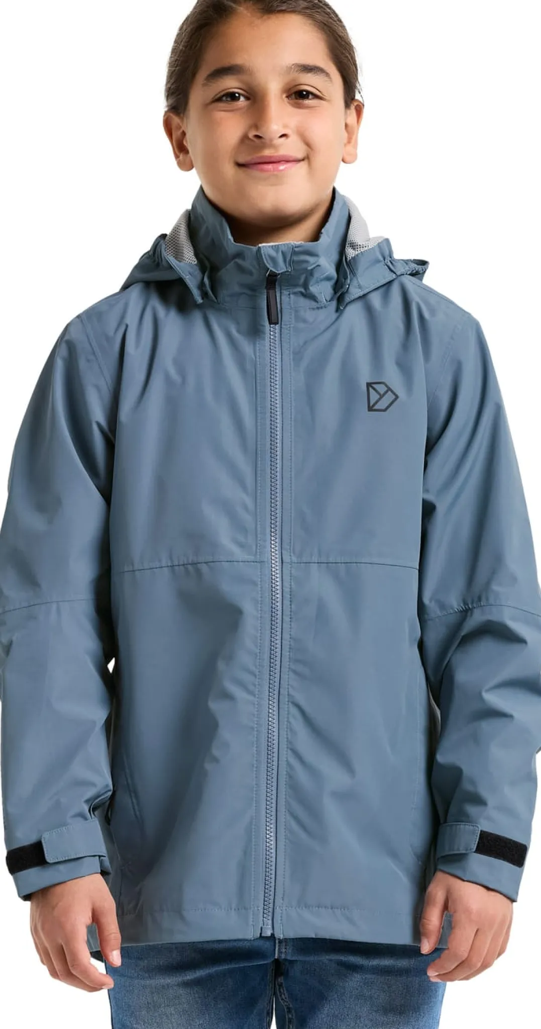 Didriksons Kids' Piko Jacket 9 Blue Fog