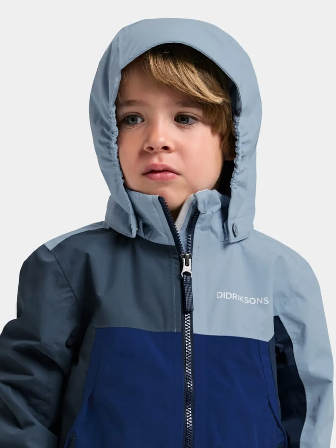 Didriksons Kids' Pilvi Jacket 2 Blue Fog