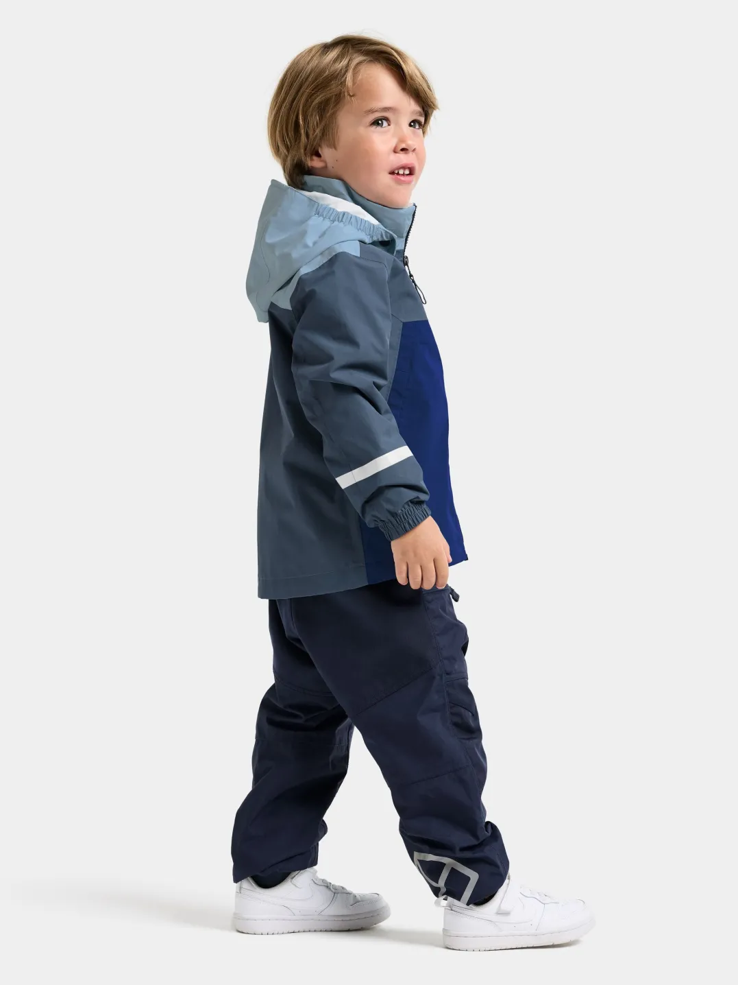 Didriksons Kids' Pilvi Jacket 2 Blue Fog