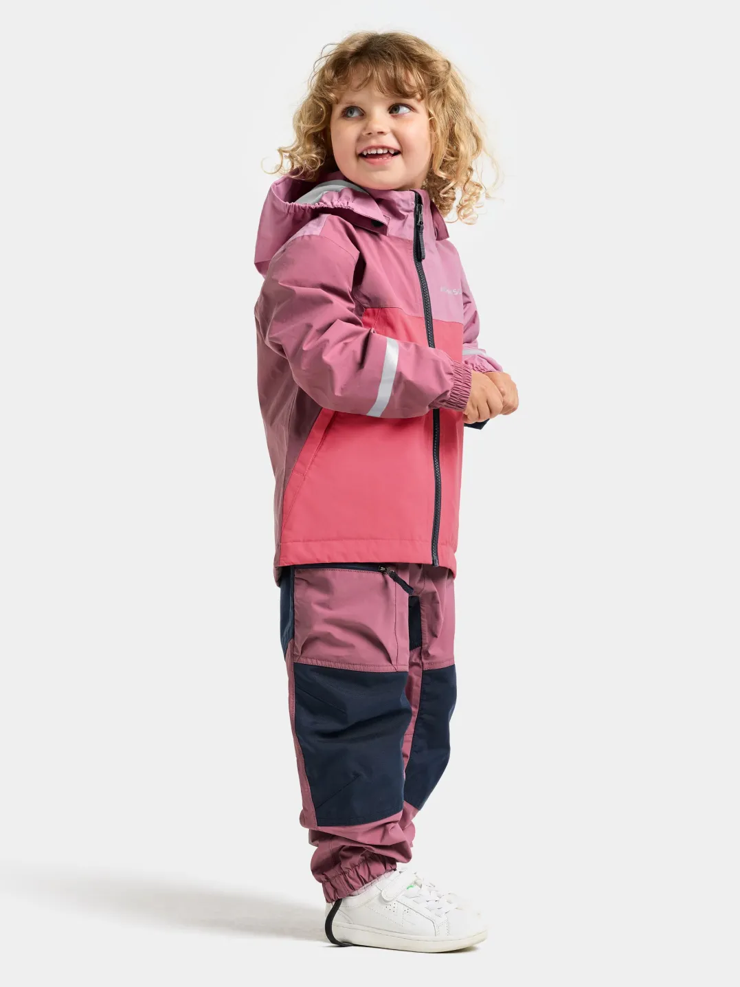 Didriksons Kids' Pilvi Jacket 2 Heather Pink