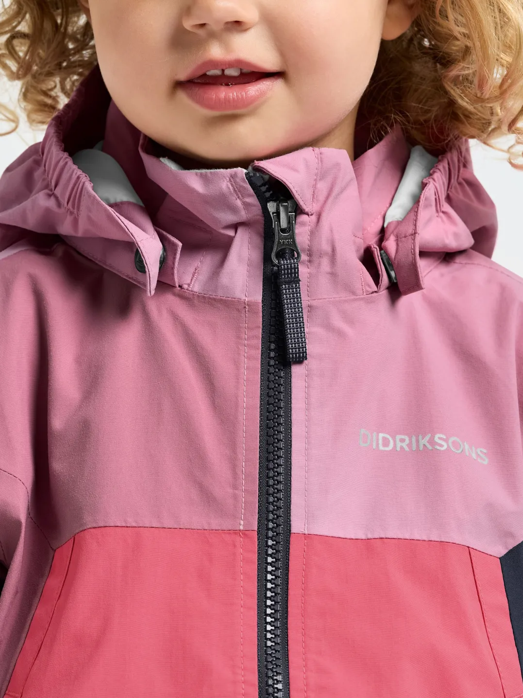 Didriksons Kids' Pilvi Jacket 2 Heather Pink
