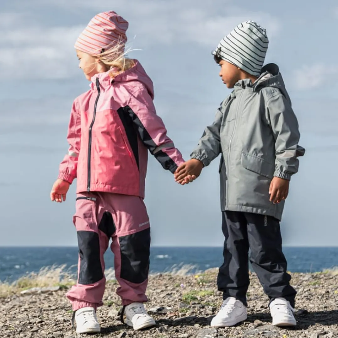 Didriksons Kids' Pilvi Jacket 2 Heather Pink