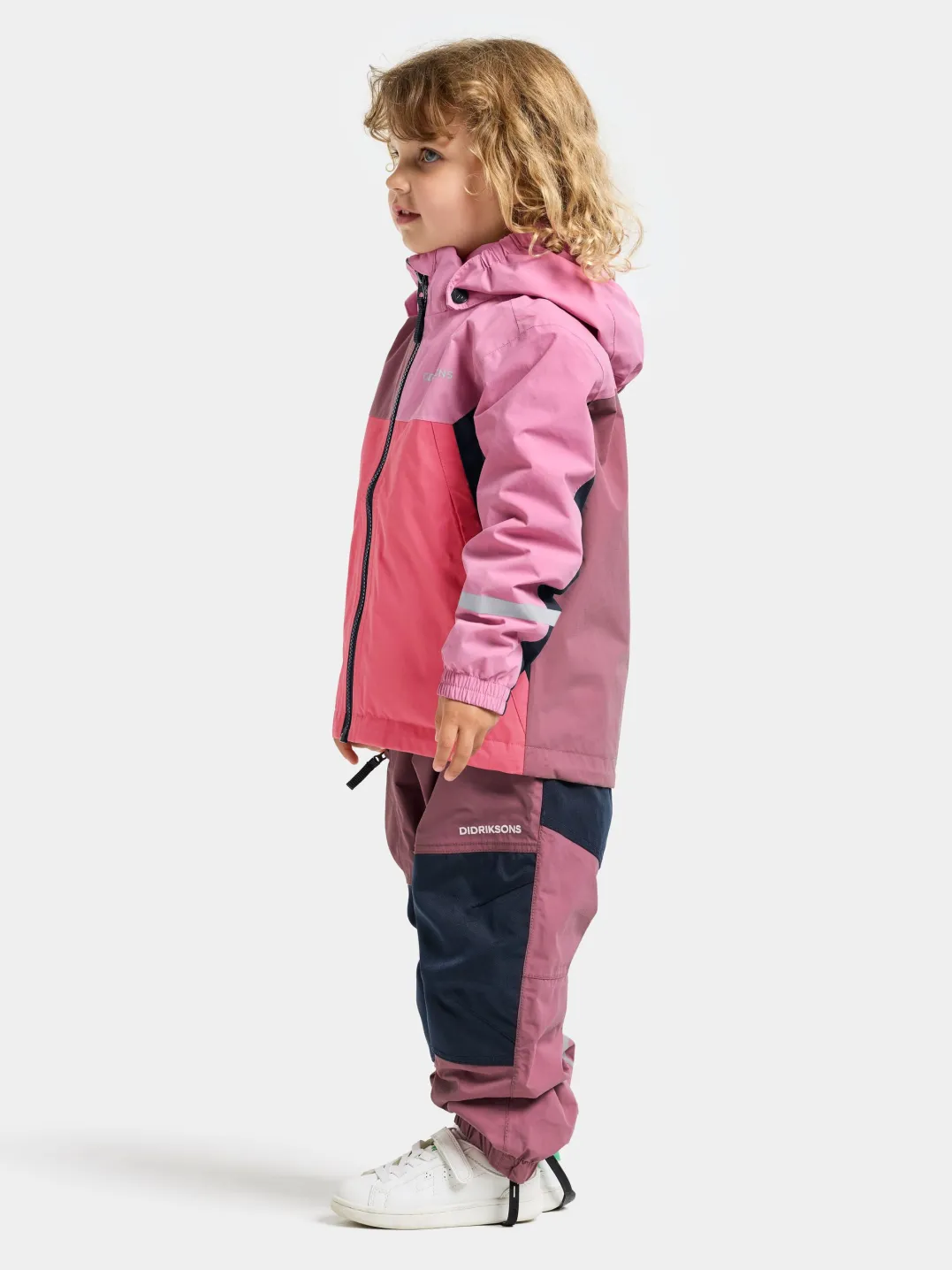 Didriksons Kids' Pilvi Jacket 2 Heather Pink
