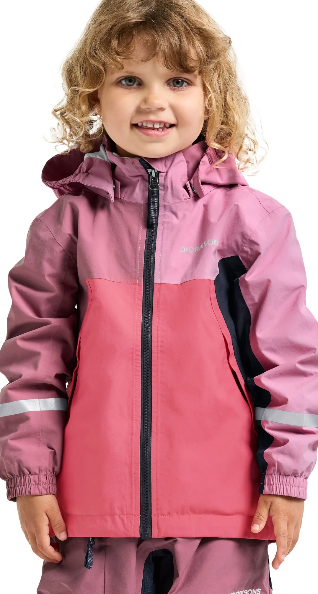 Didriksons Kids' Pilvi Jacket 2 Heather Pink