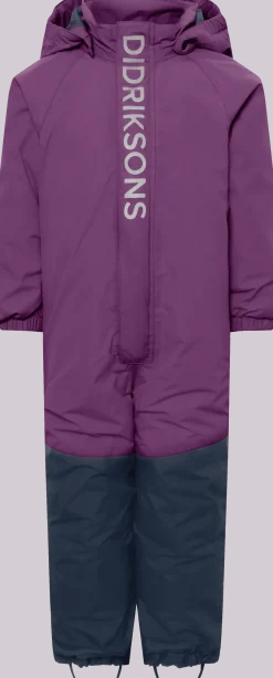 Didriksons Kids' Talvi Coverall Northen Purple