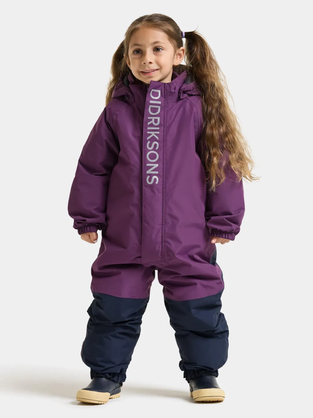 Didriksons Kids' Talvi Coverall Northen Purple