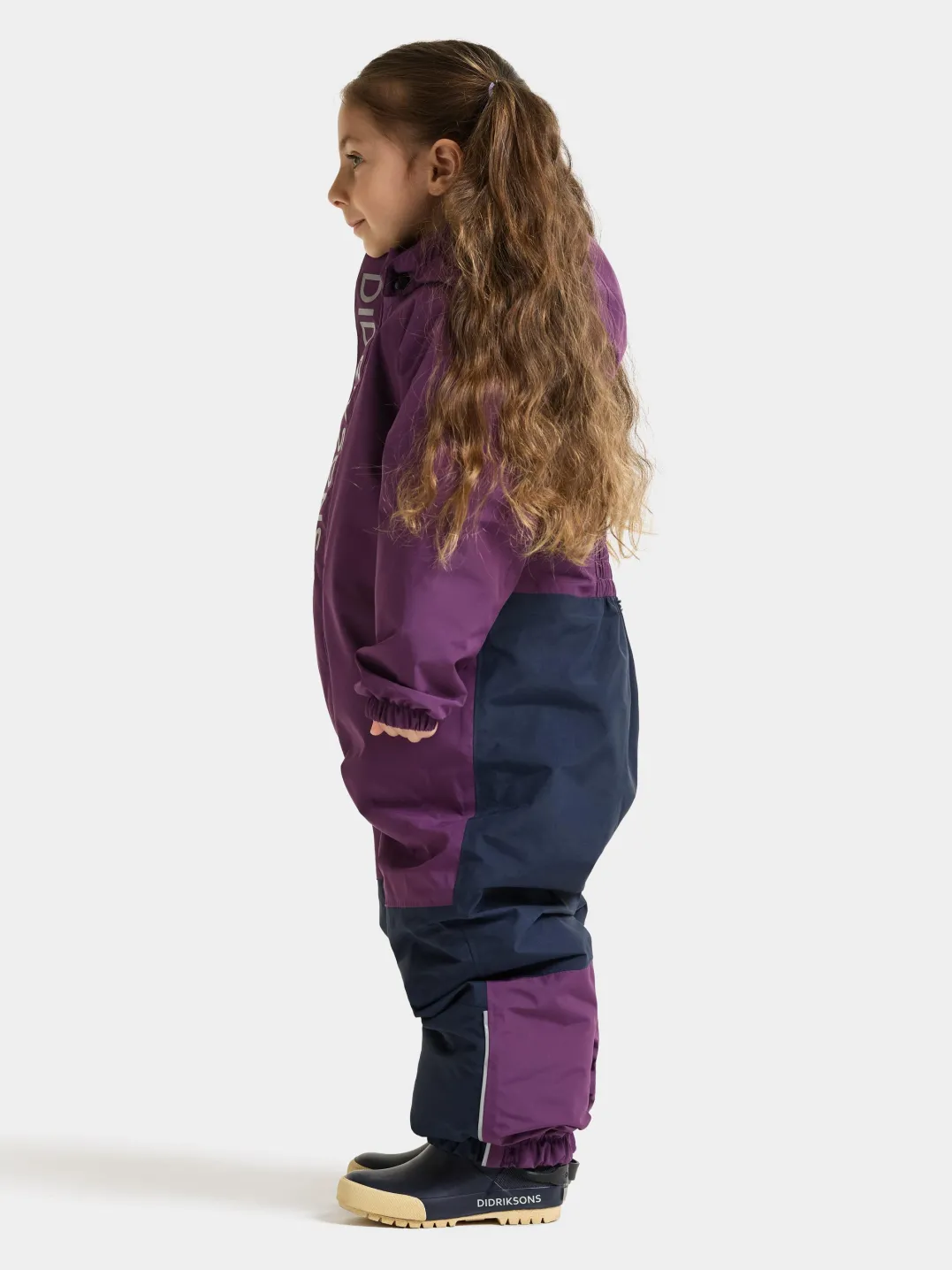 Didriksons Kids' Talvi Coverall Northen Purple