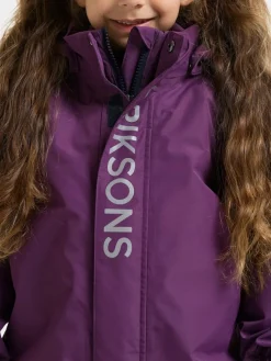 Didriksons Kids' Talvi Coverall Northen Purple