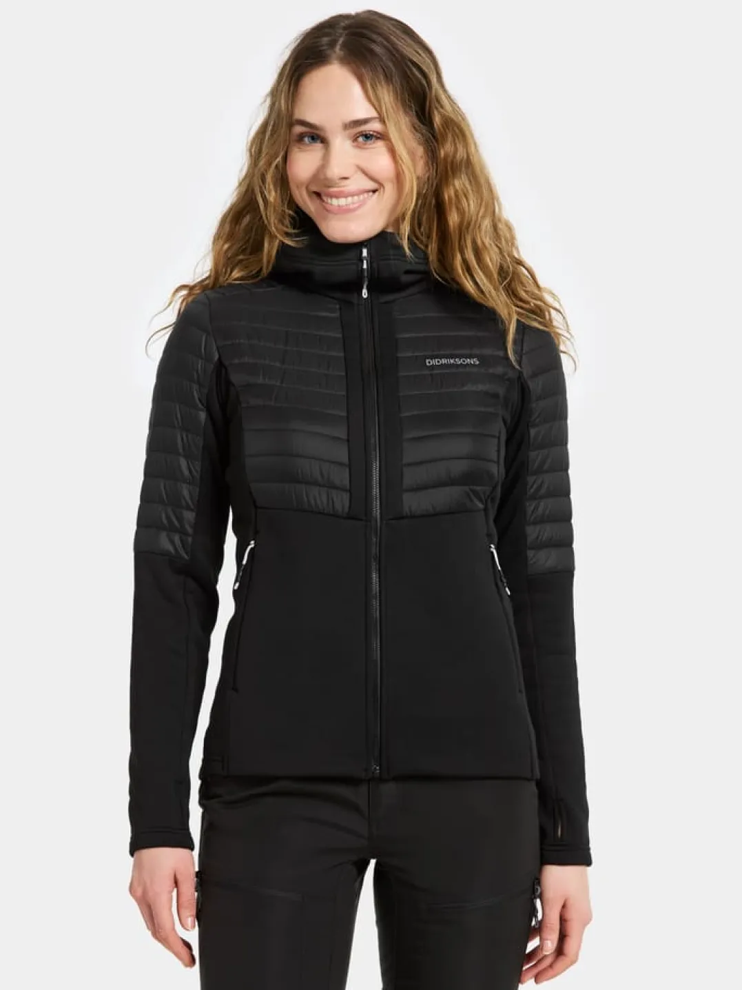 Didriksons Women's Annema Full Zip 6 Black