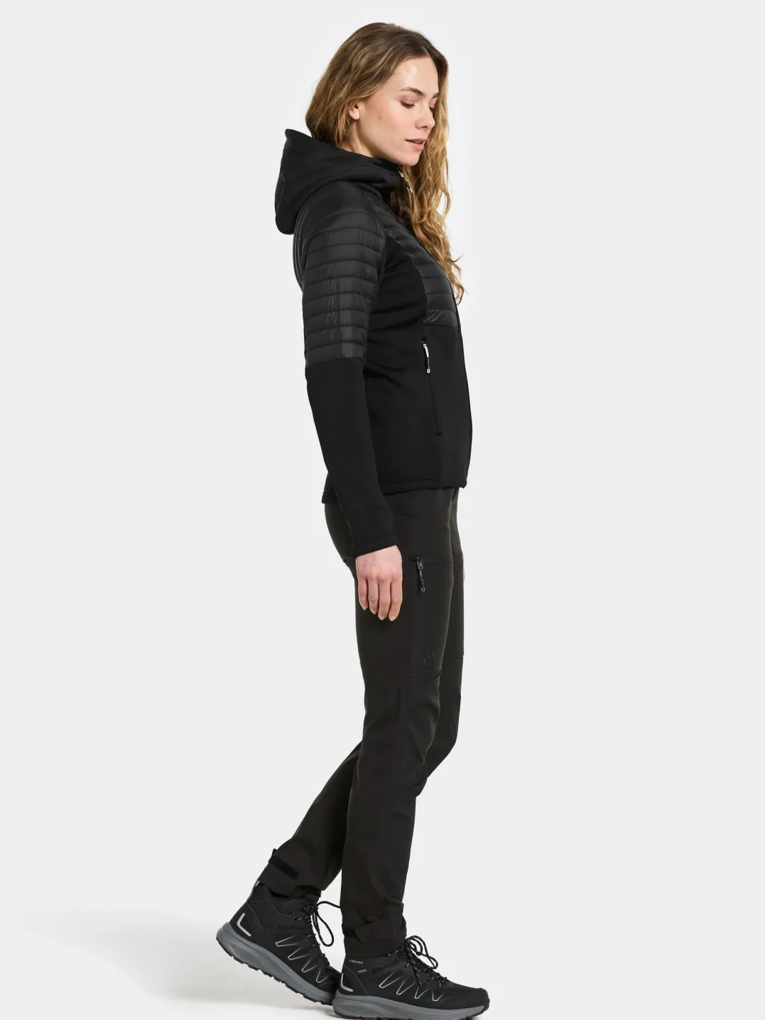 Didriksons Women's Annema Full Zip 6 Black