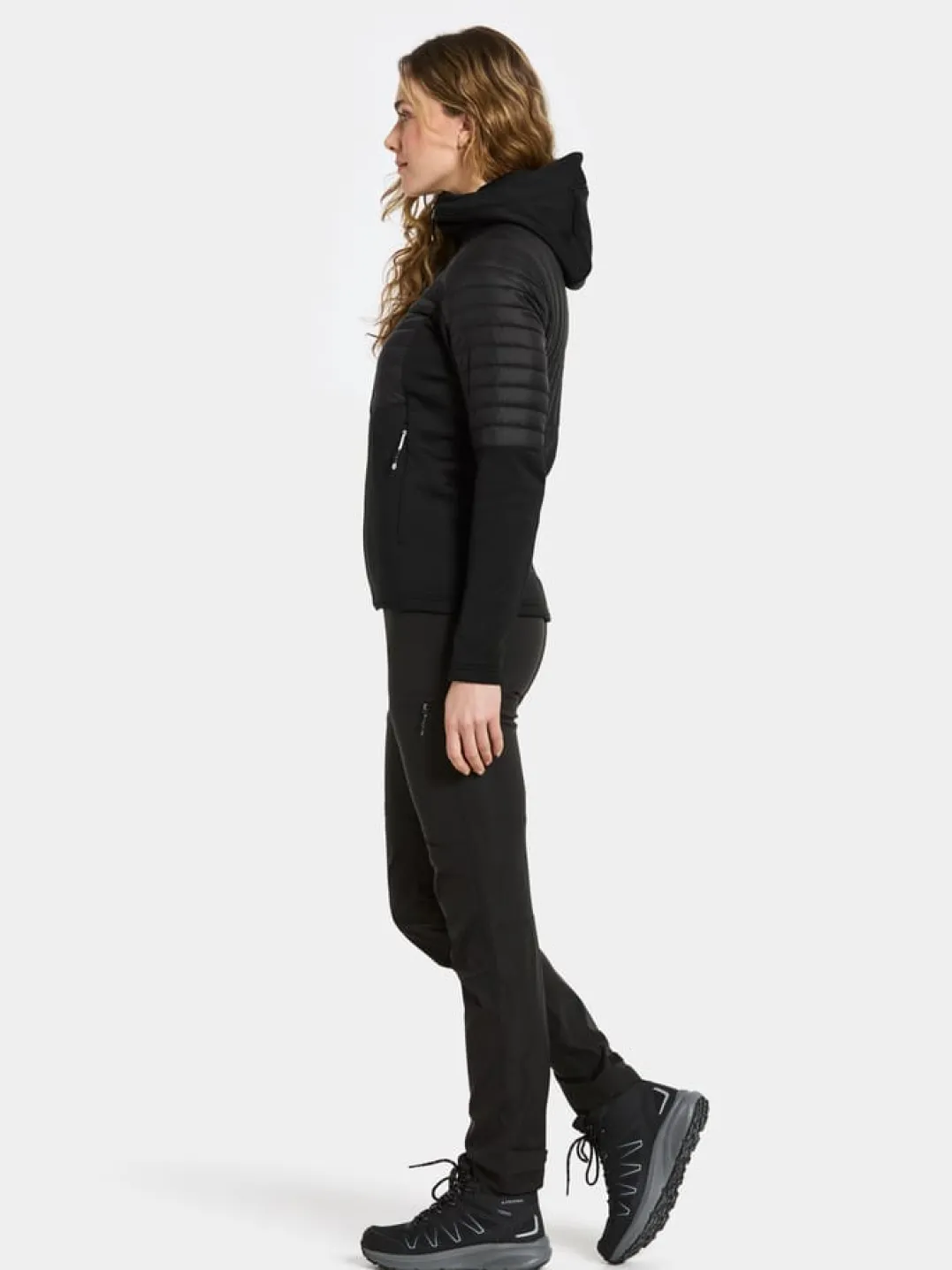Didriksons Women's Annema Full Zip 6 Black