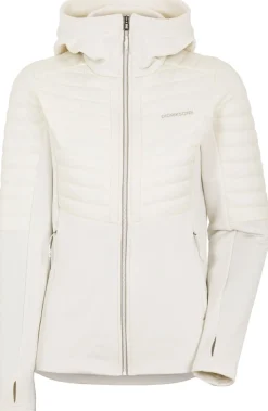 Didriksons Women's Annema Full Zip 6 Shell White