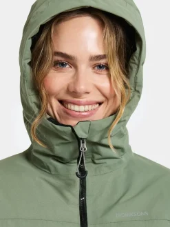 Didriksons Women's Marget Parka Light Moss