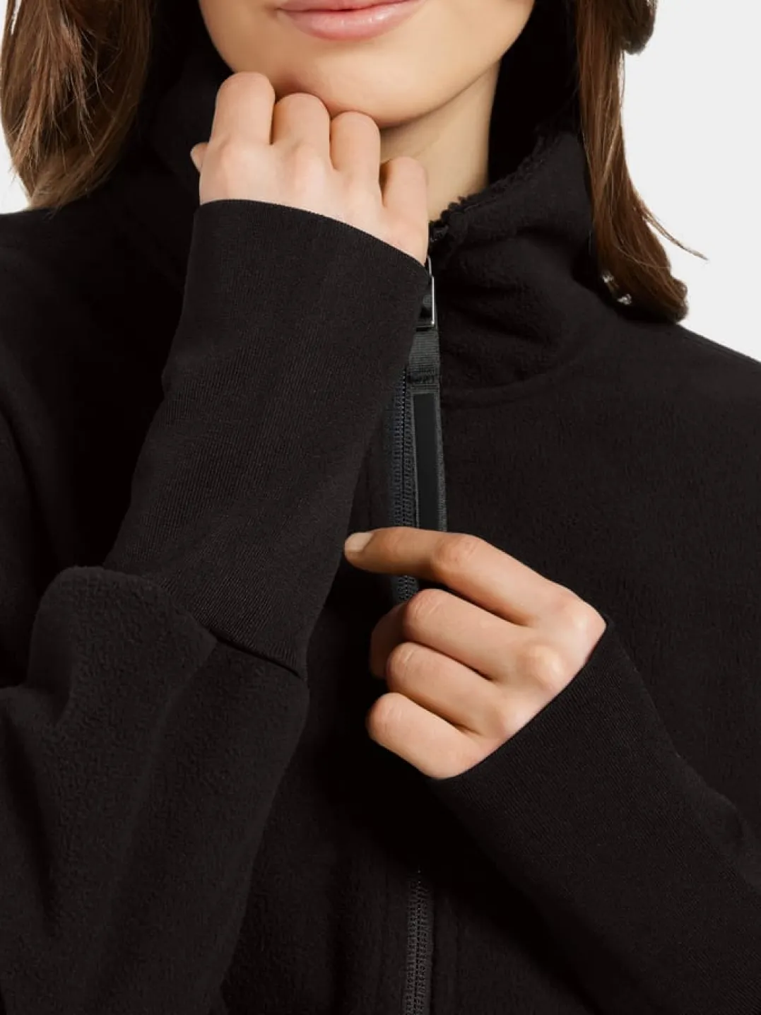 Didriksons Women's Ronja Full Zip Black